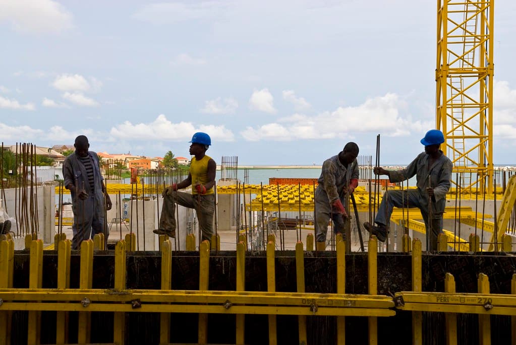 Travaux de maçonnerie et structure de bâtiment